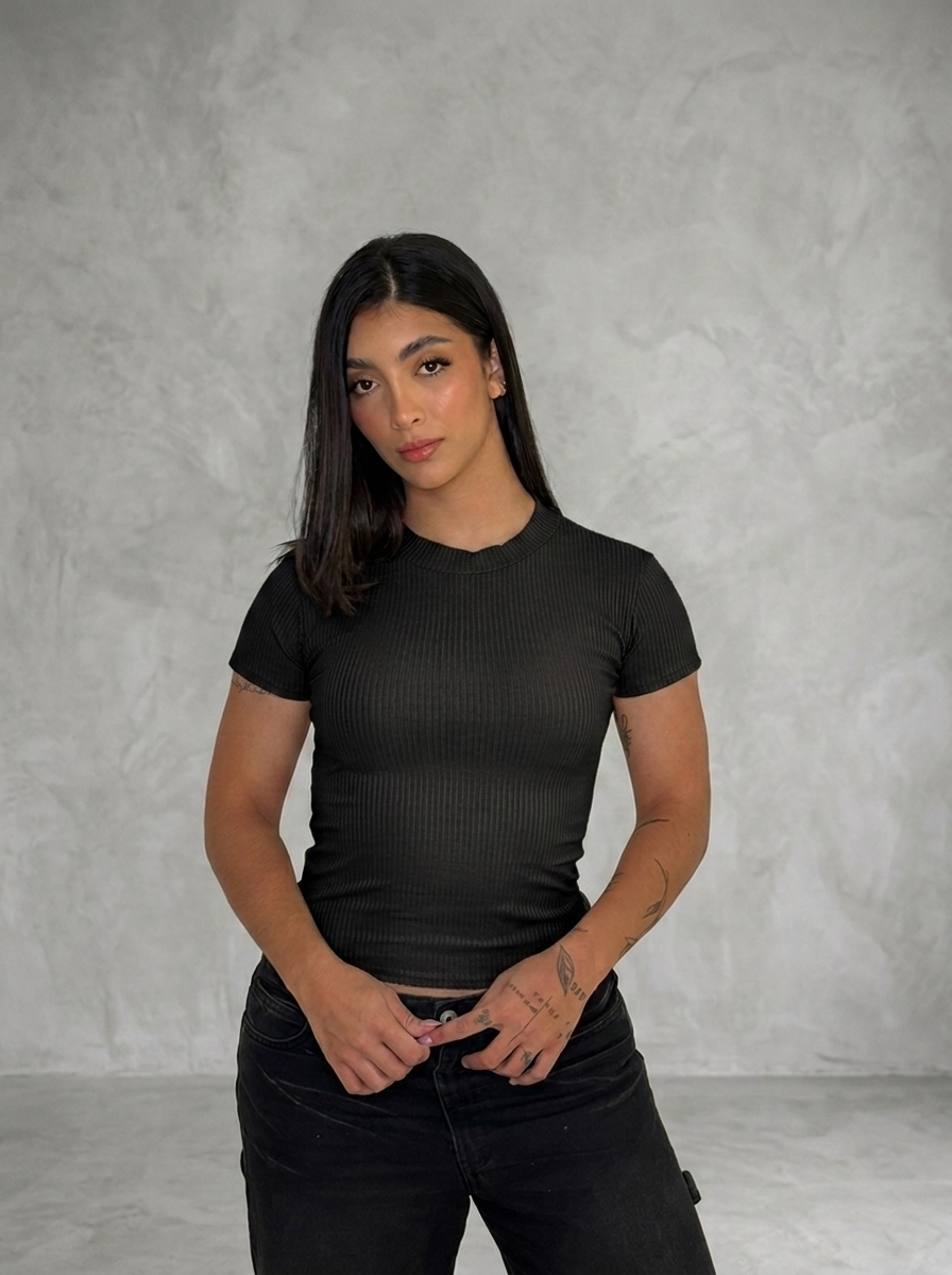 Blusa 0641 - Rib Premium Talla Unica