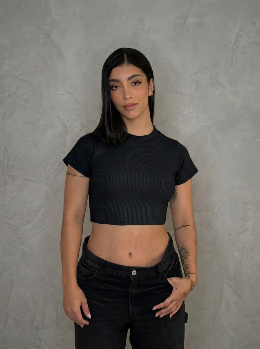 Blusa 0681 - Rib Premium Talla Unica