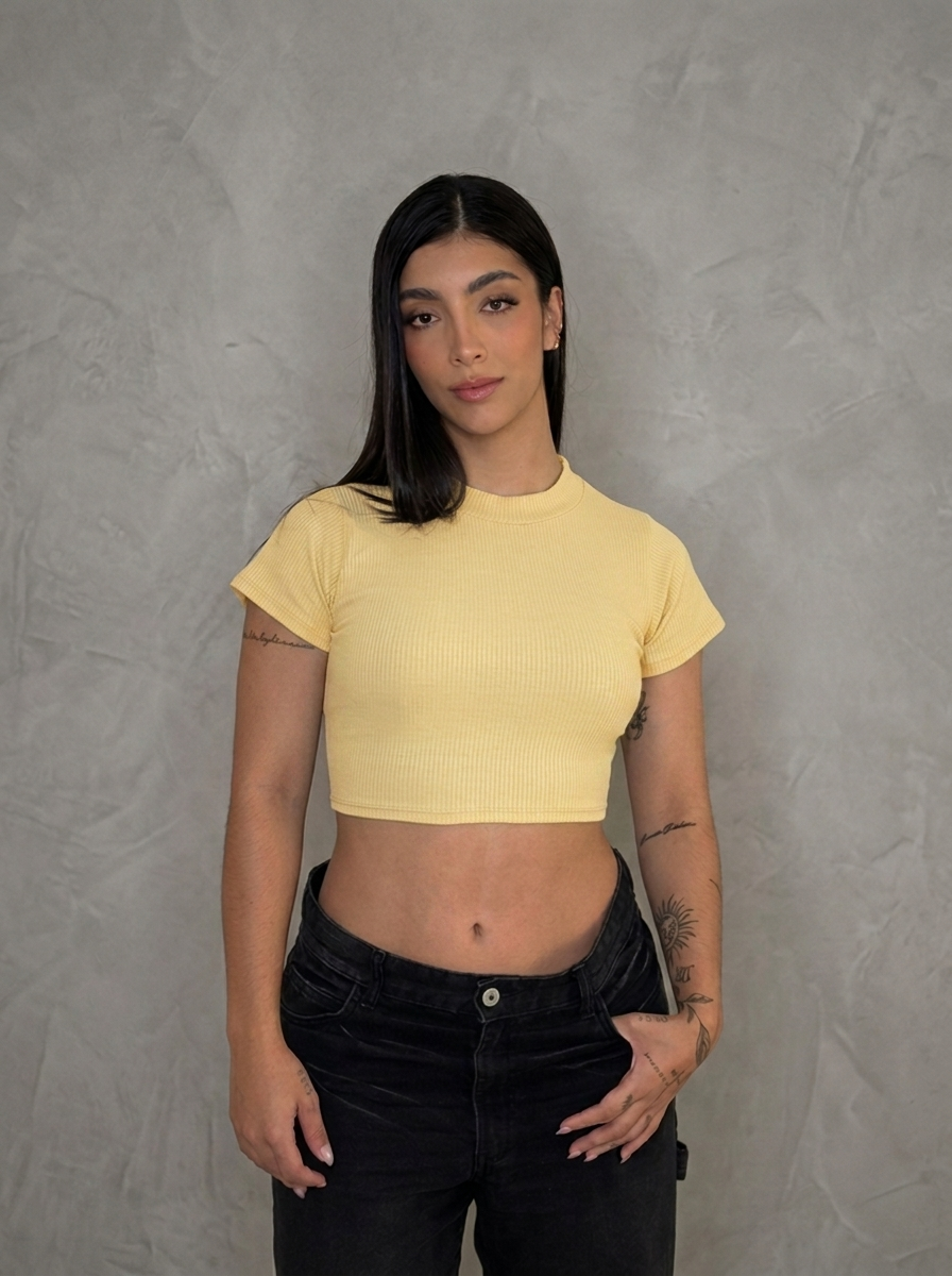 Blusa 0681 - Rib Premium Talla Unica
