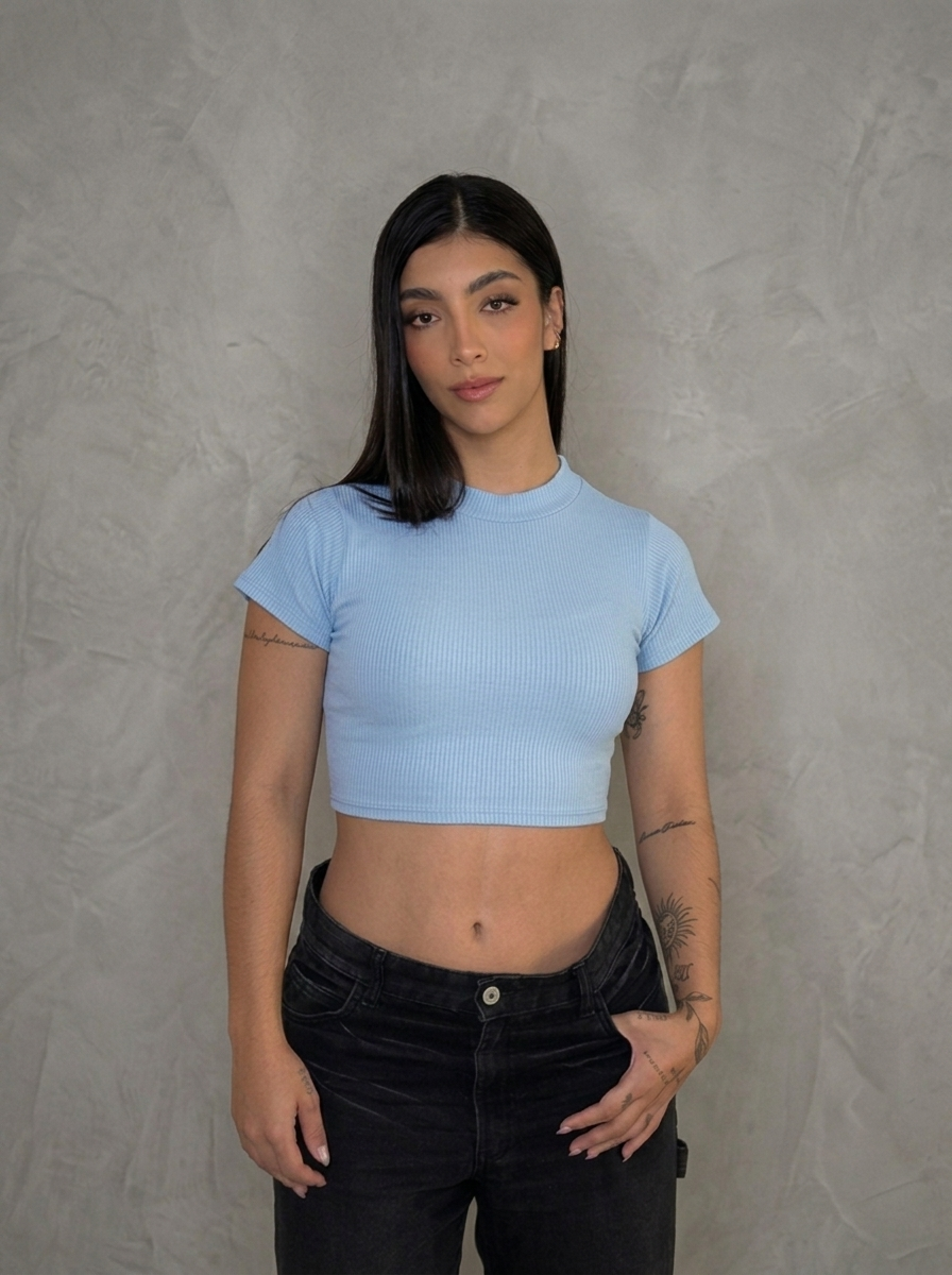 Blusa 0681 - Rib Premium Talla Unica