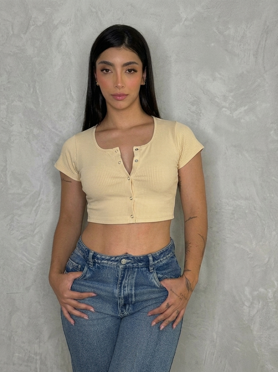 Blusa 0773 - Rib Premium Talla Unica