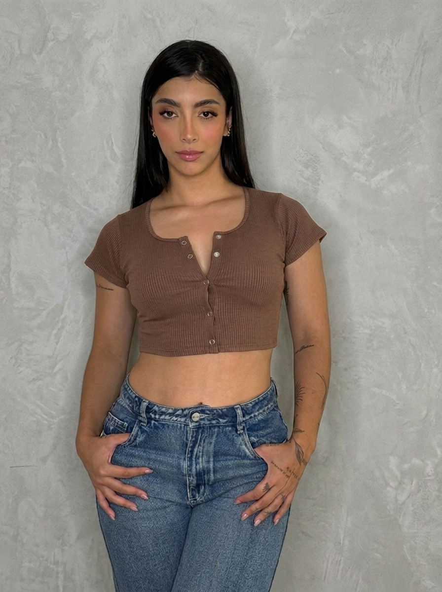 Blusa 0773 - Rib Premium Talla Unica