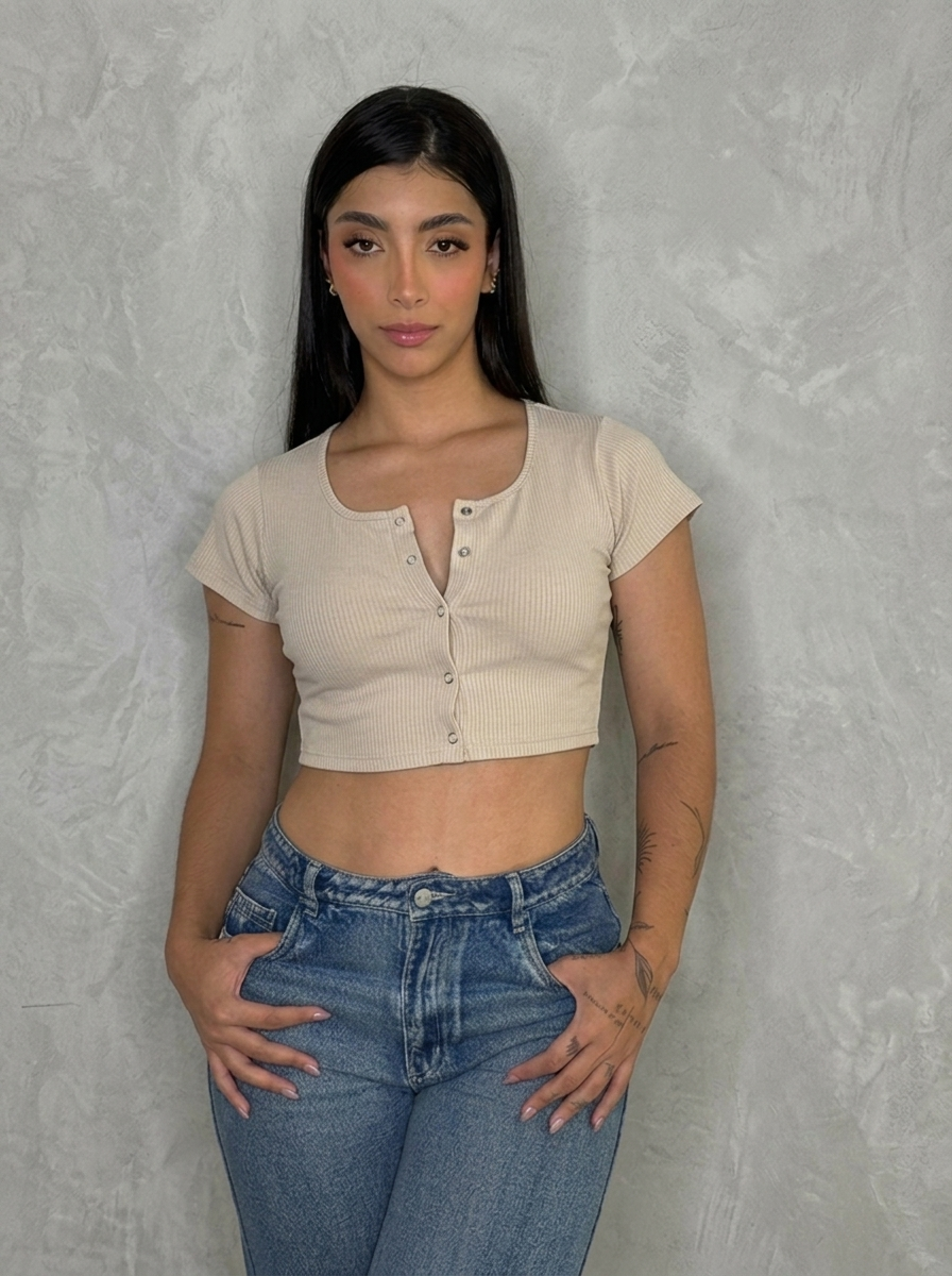 Blusa 0773 - Rib Premium Talla Unica
