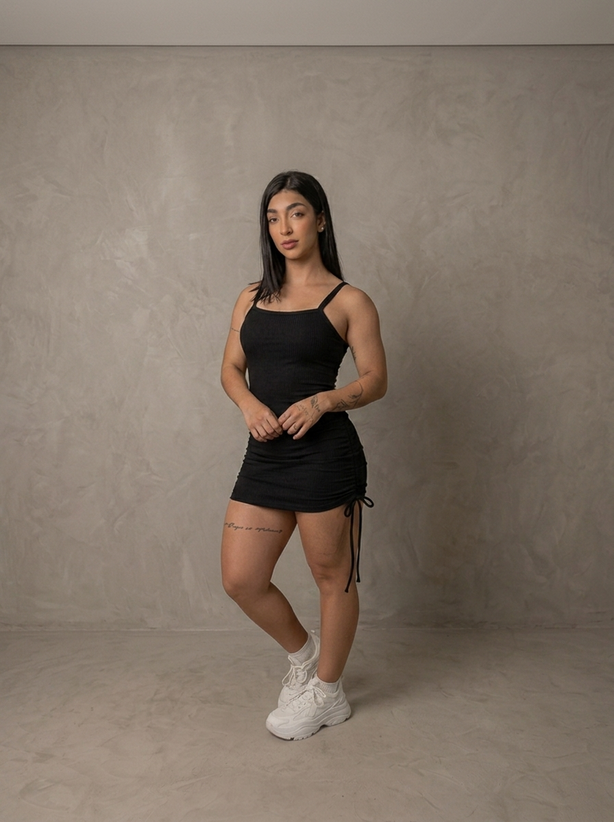 Vestido 1807 - Rib Premium Talla Unica