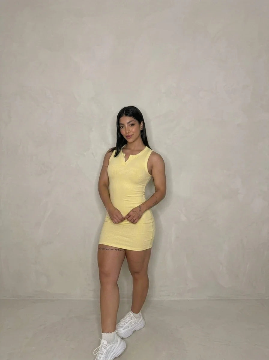 Vestido 1836 - Rib Premium Talla Unica
