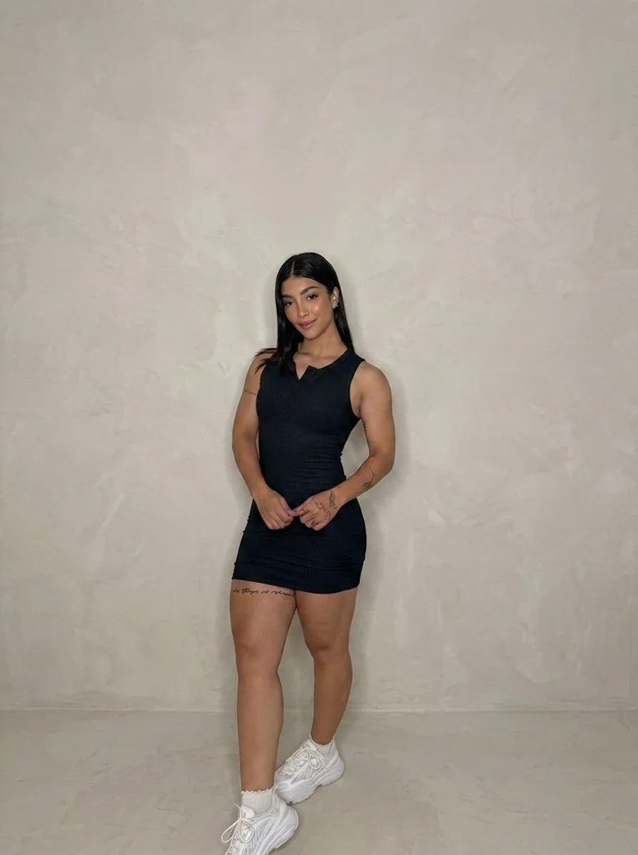 Vestido 1836 - Rib Premium Talla Unica