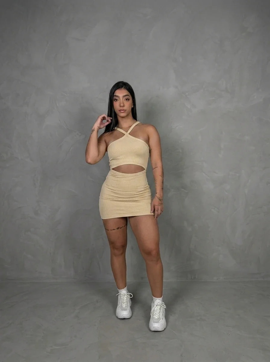 Vestido 1839 - Rib Premium Talla Unica