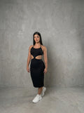 Vestido largo 1890 - Rib Premium Talla Unica